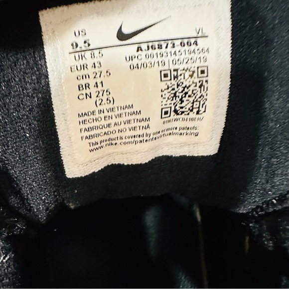 Nike Alpha Huarache Elite II Low Baseball Cleat with Tuff Toe Application - Picture 6 of 7